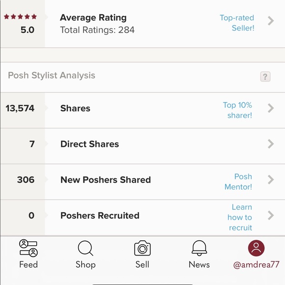 🎉Poshmark Suggested User and Ambassador! - Picture 5 of 5